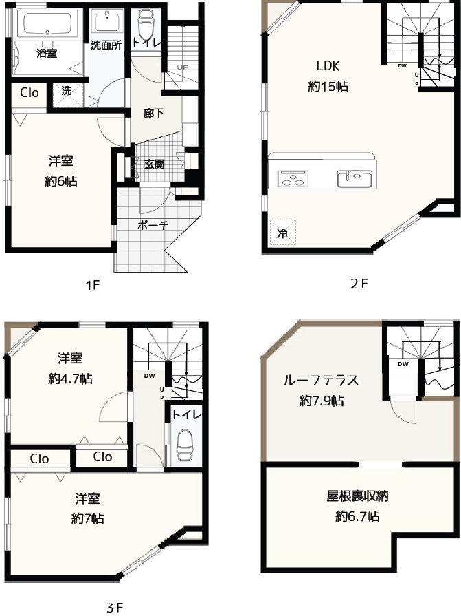 【新規リノベーション物件】セボンパサージュ荏原105号室